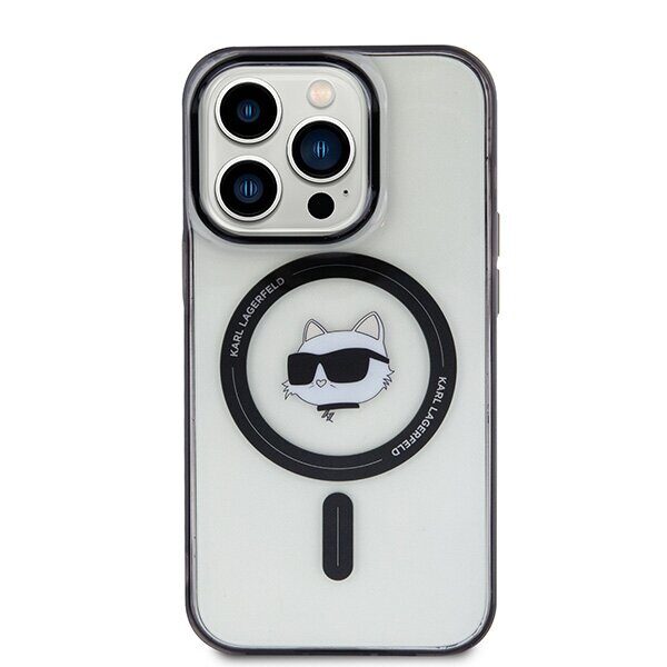 Karl Lagerfeld KLHMP15XHCHNOTK iPhone 15 Pro Max 6.7" transparent hardcase IML Choupette`s Head MagSafe - imagine 3