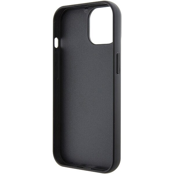 Karl Lagerfeld Fixed Glitter Ikonik Logo Metal Pin case for iPhone 15 - black - imagine 7