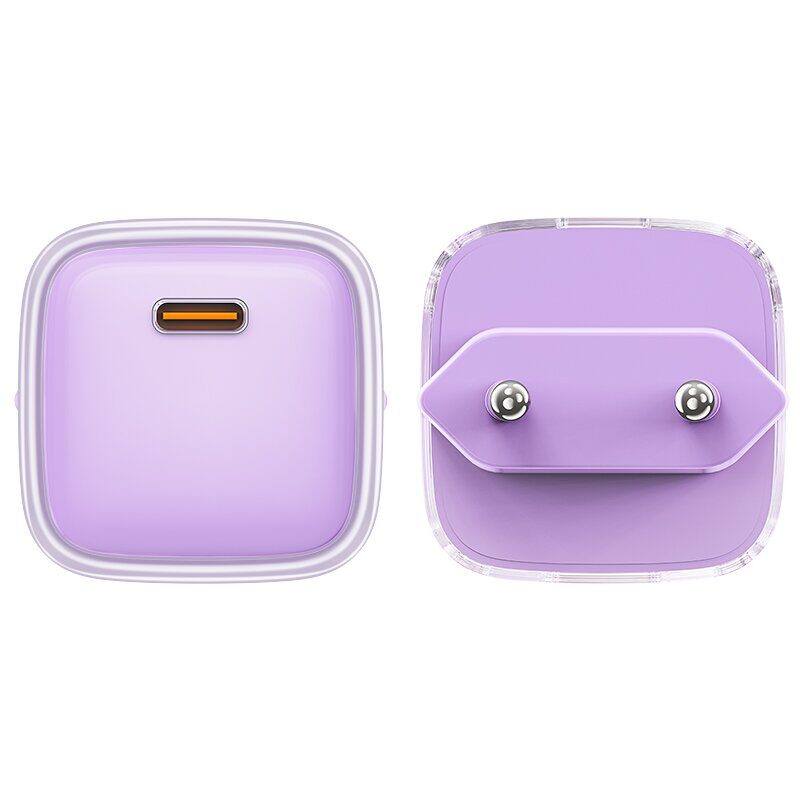 Acefast A53 PD 30W GaN USB-C charger with display - purple - imagine 4