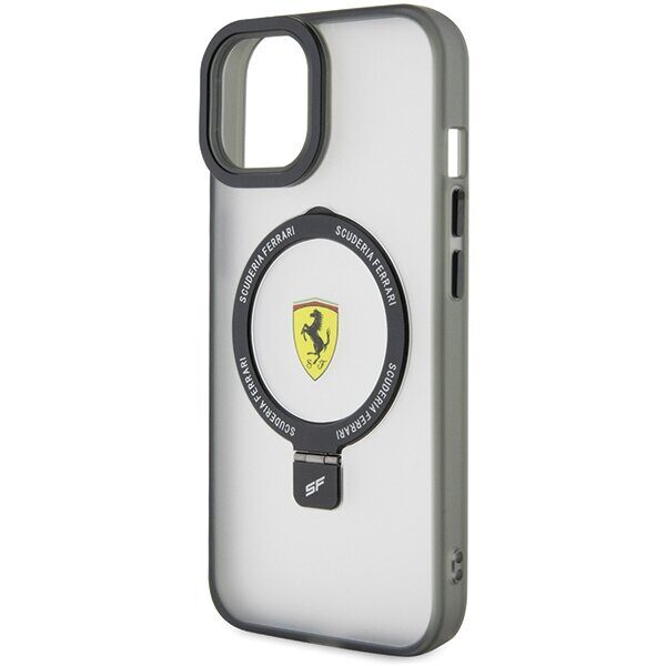 Ferrari FEHMP15SUSCAH iPhone 15 6.1" transparent hardcase Ring Stand 2023 Collection MagSafe - imagine 6