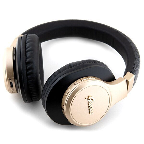 Guess Bluetooth on-ear headphones GUBH604GEMK black/black 4G Script - imagine 2