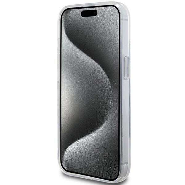 Karl Lagerfeld KLHMP15MHMRSCHH iPhone 15 Plus 6.7" white/white hardcase Ring Stand Choupette Head MagSafe - imagine 5