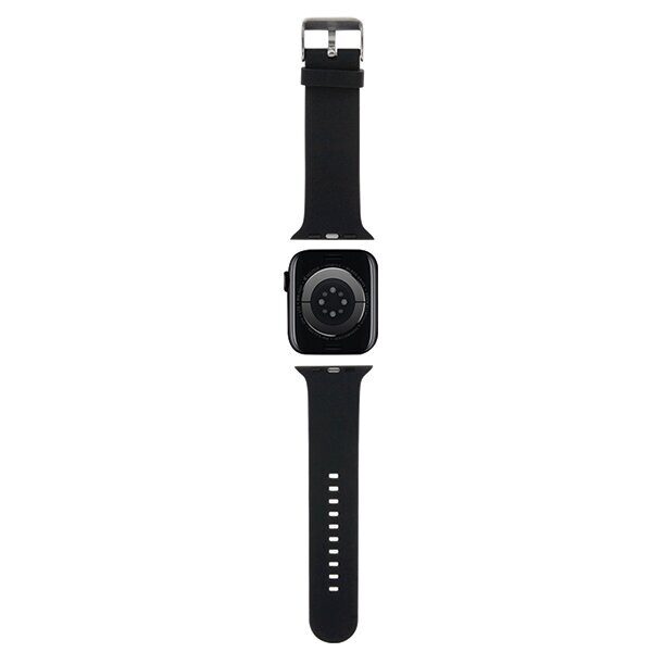 Karl Lagerfeld 3D Rubber Choupette Head Strap for Apple Watch 42/44/45/49mm - Black - imagine 2