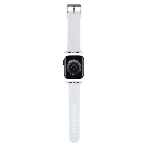 Karl Lagerfeld 3D Rubber Choupette Heads Strap for Apple Watch 38/40/41mm - White - imagine 2