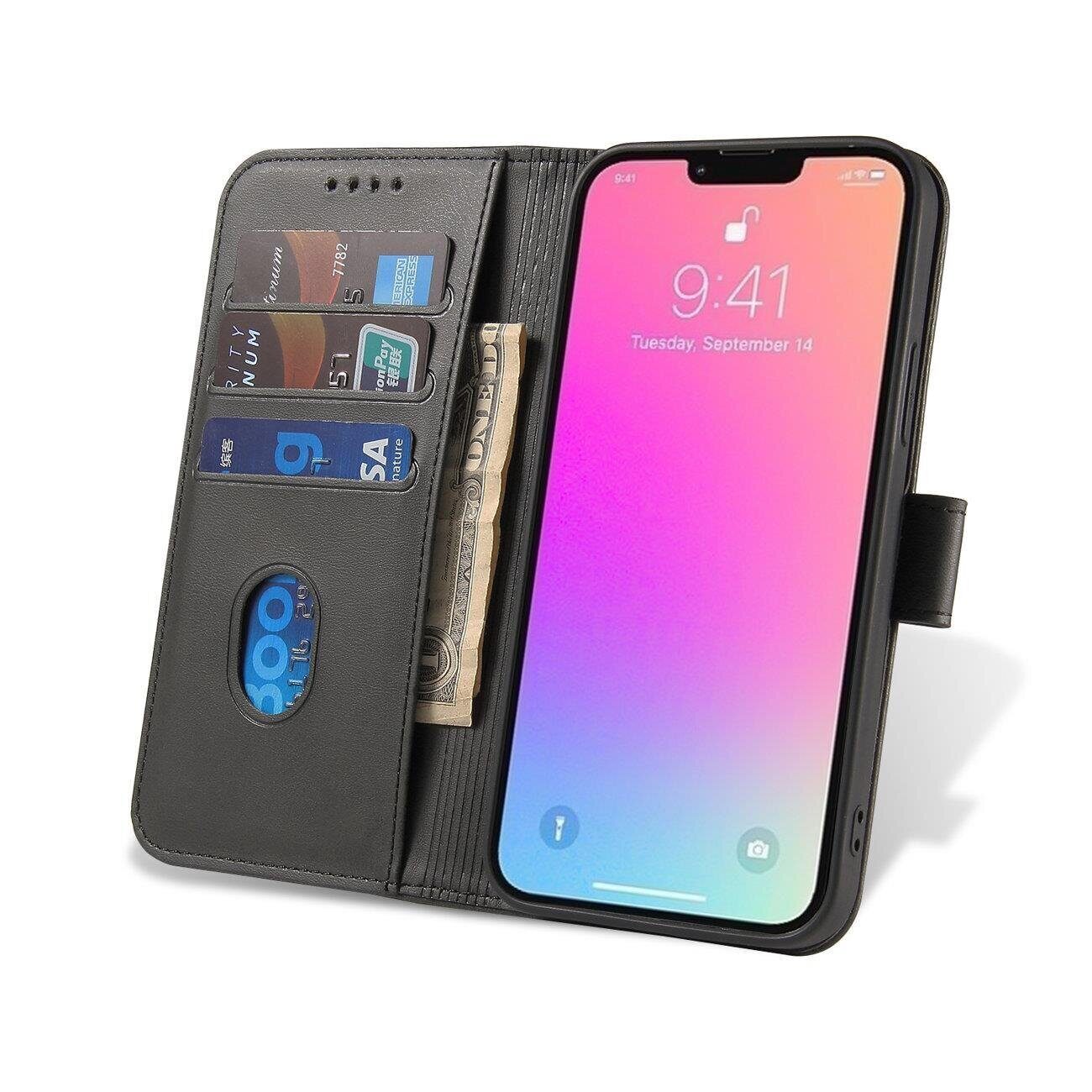 Magnet Case for Huawei Nova 12 with flap and wallet - black - imagine 7