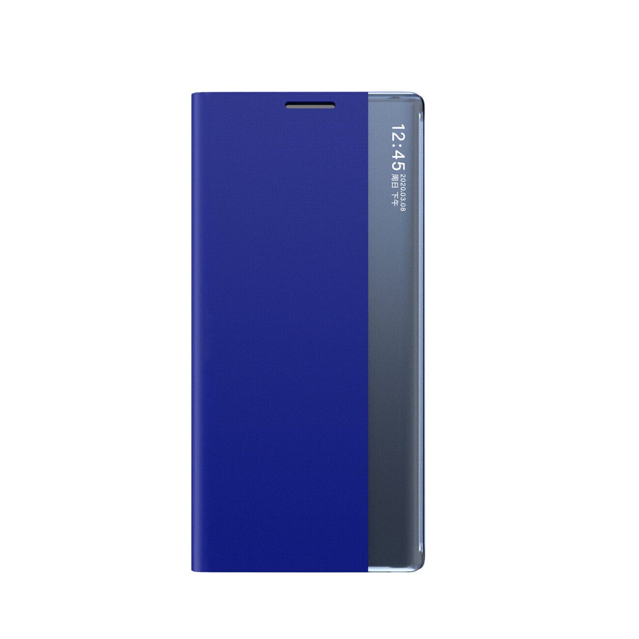 New Sleep View Case Samsung A05S Blue - imagine 2