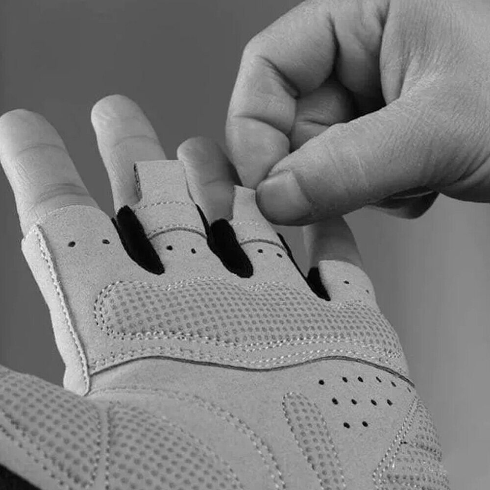 Rockbros S109GR cycling gloves, size M - gray - imagine 3