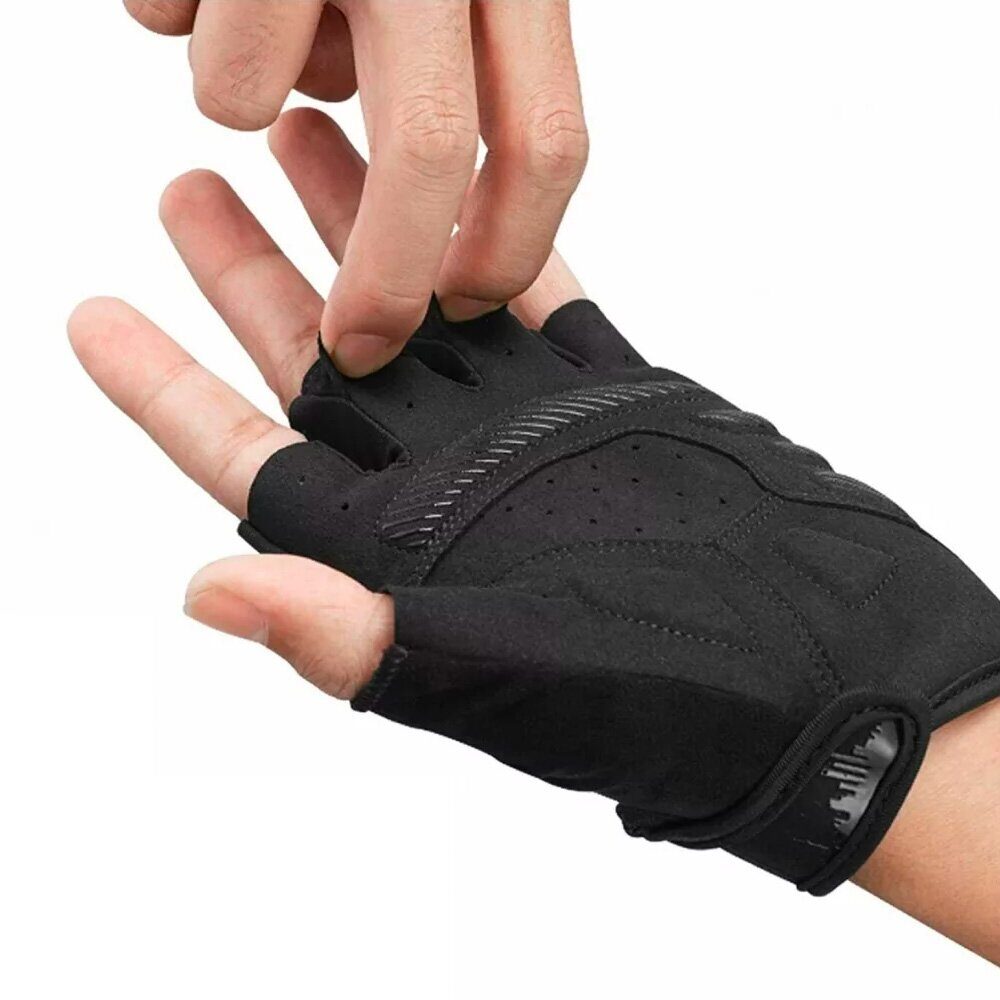 Rockbros S247 M cycling gloves - black - imagine 2