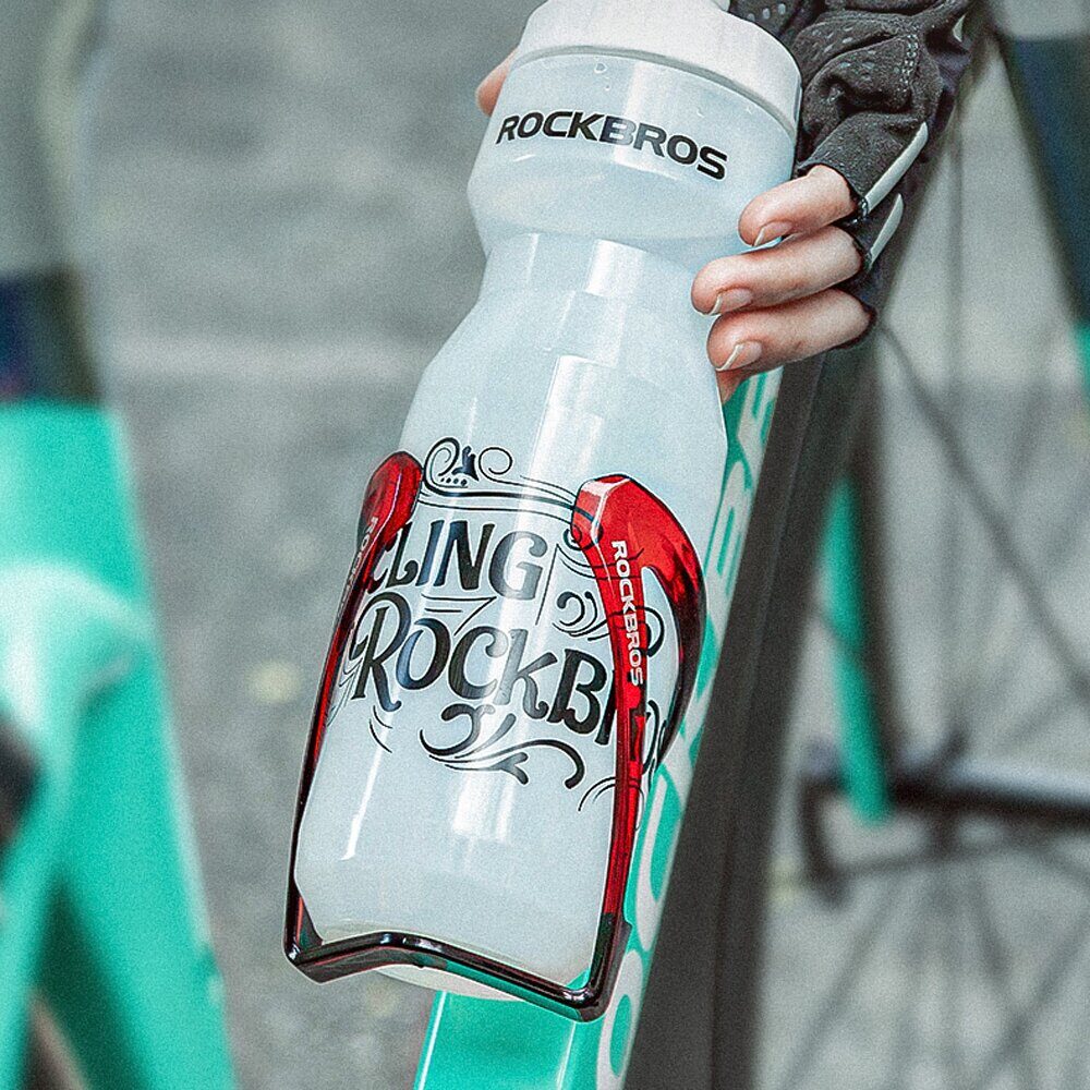 Rockbros FK338 Bike Bottle Holder - Black and Red - imagine 7
