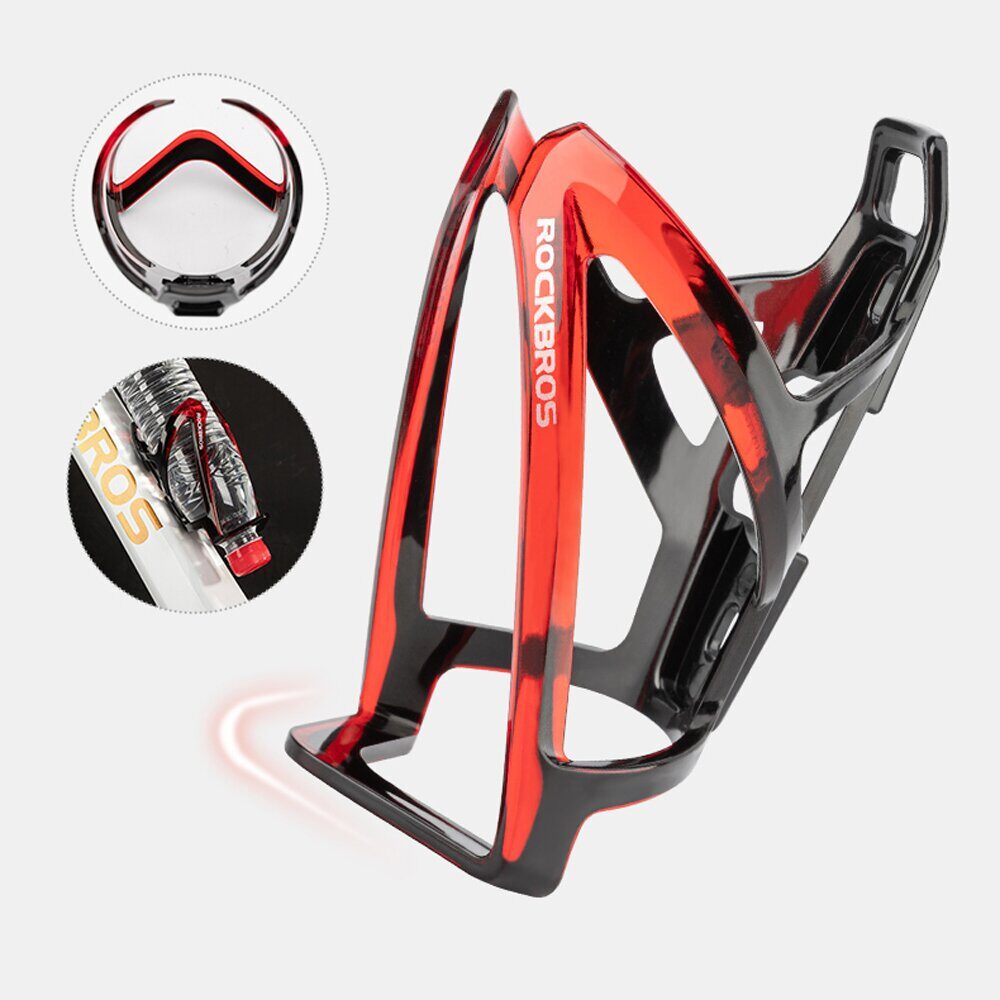 Rockbros FK338 Bike Bottle Holder - Black and Red - imagine 3