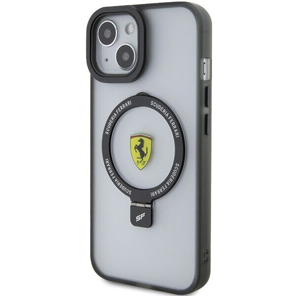 Ferrari Ring Stand 2023 Collection MagSafe Case for iPhone 15 Plus / 14 Plus - Black - imagine 2