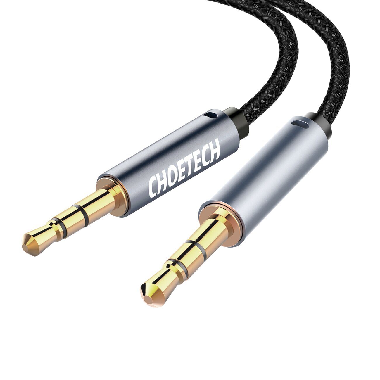 Choetech AUX002 cable mini jack 3.5mm (male) / mini jack 3.5mm (male) 1.2m - black - imagine 2