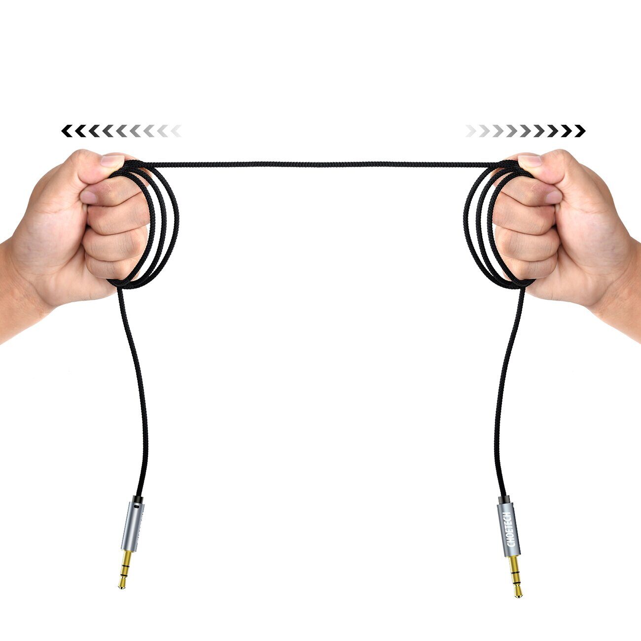 Choetech AUX002 cable mini jack 3.5mm (male) / mini jack 3.5mm (male) 1.2m - black - imagine 3