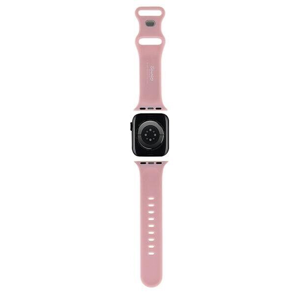 Hello Kitty Silicone Kitty Head Strap for Apple Watch 42/44/45/49mm - Pink - imagine 2