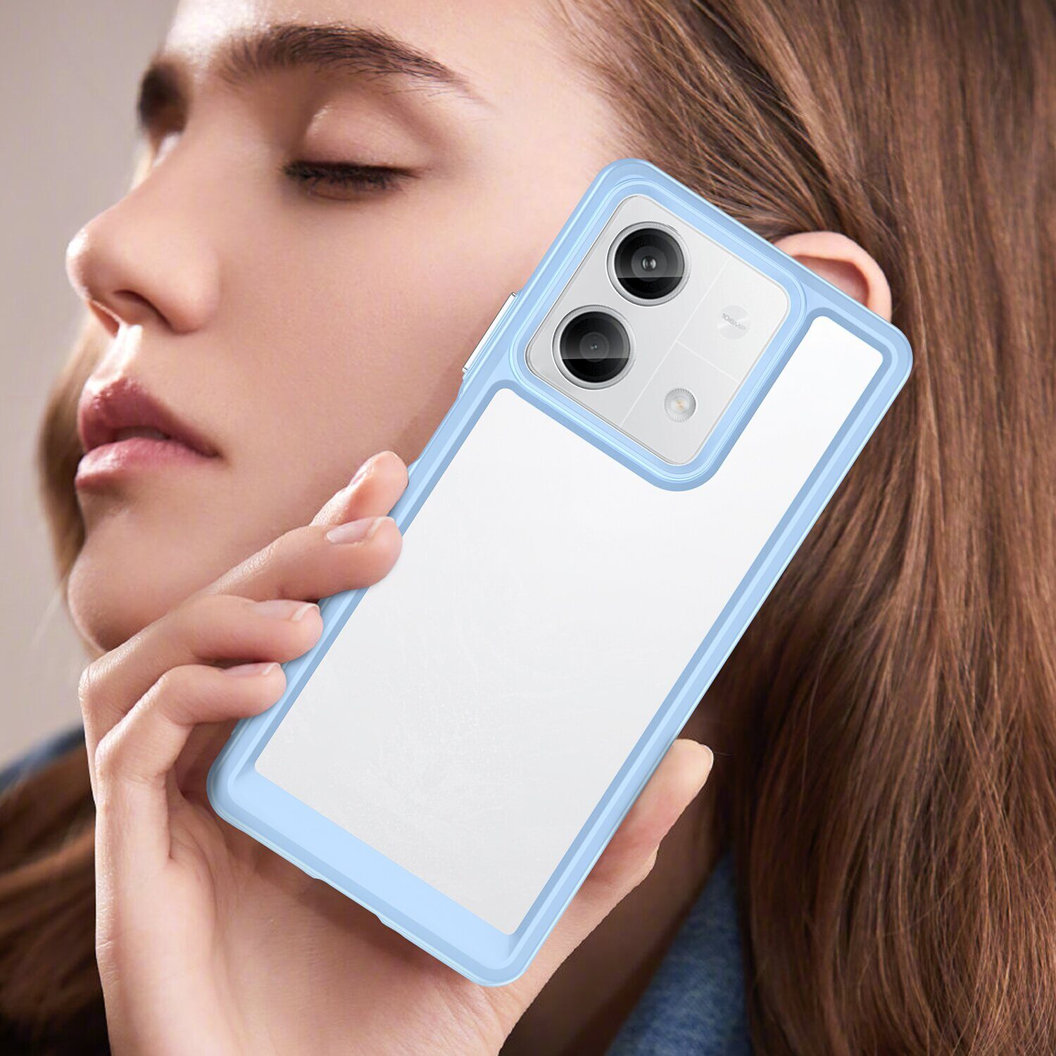Outer Space Case with gel frame for Xiaomi Redmi Note 13 Pro - blue - imagine 7