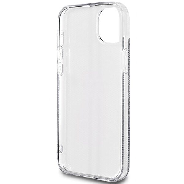 Guess IML 4G Gold Stripe case for iPhone 15 Plus / 14 Plus - black - imagine 7