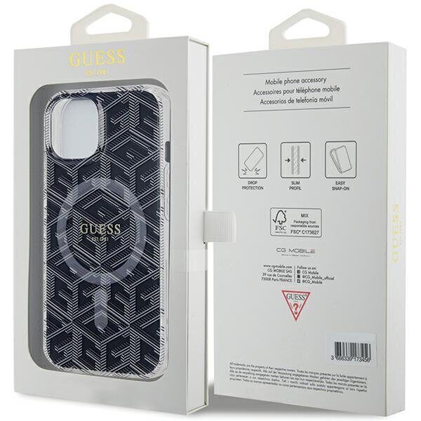 Guess IML GCube MagSafe case for iPhone 15 Plus / 14 Plus - black - imagine 8