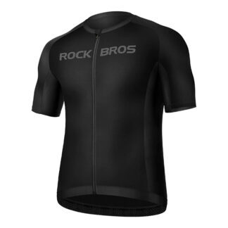 Rockbros 15120002007 Short Sleeve Cycling Jersey XXXXL - Black