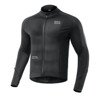 Rockbros Fall/Winter Long Sleeve Cycling Jacket M - Black