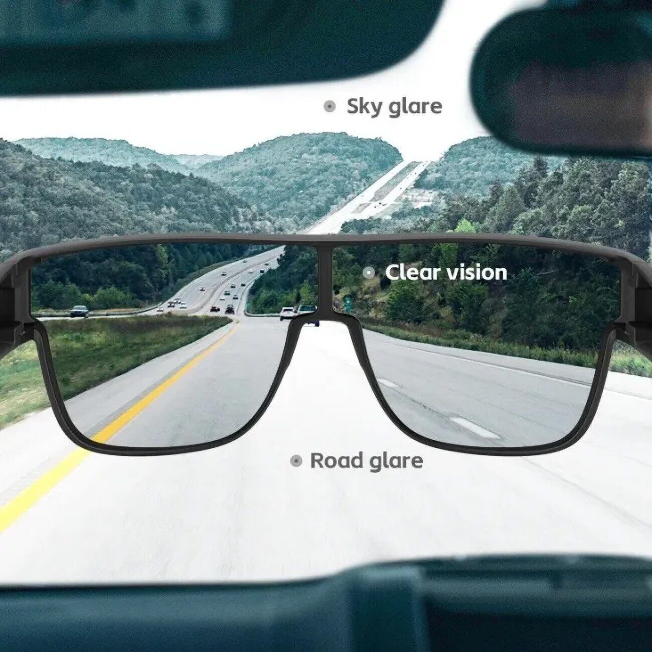 Rockbros SP304 Polarized Cycling Glasses - Black - imagine 8