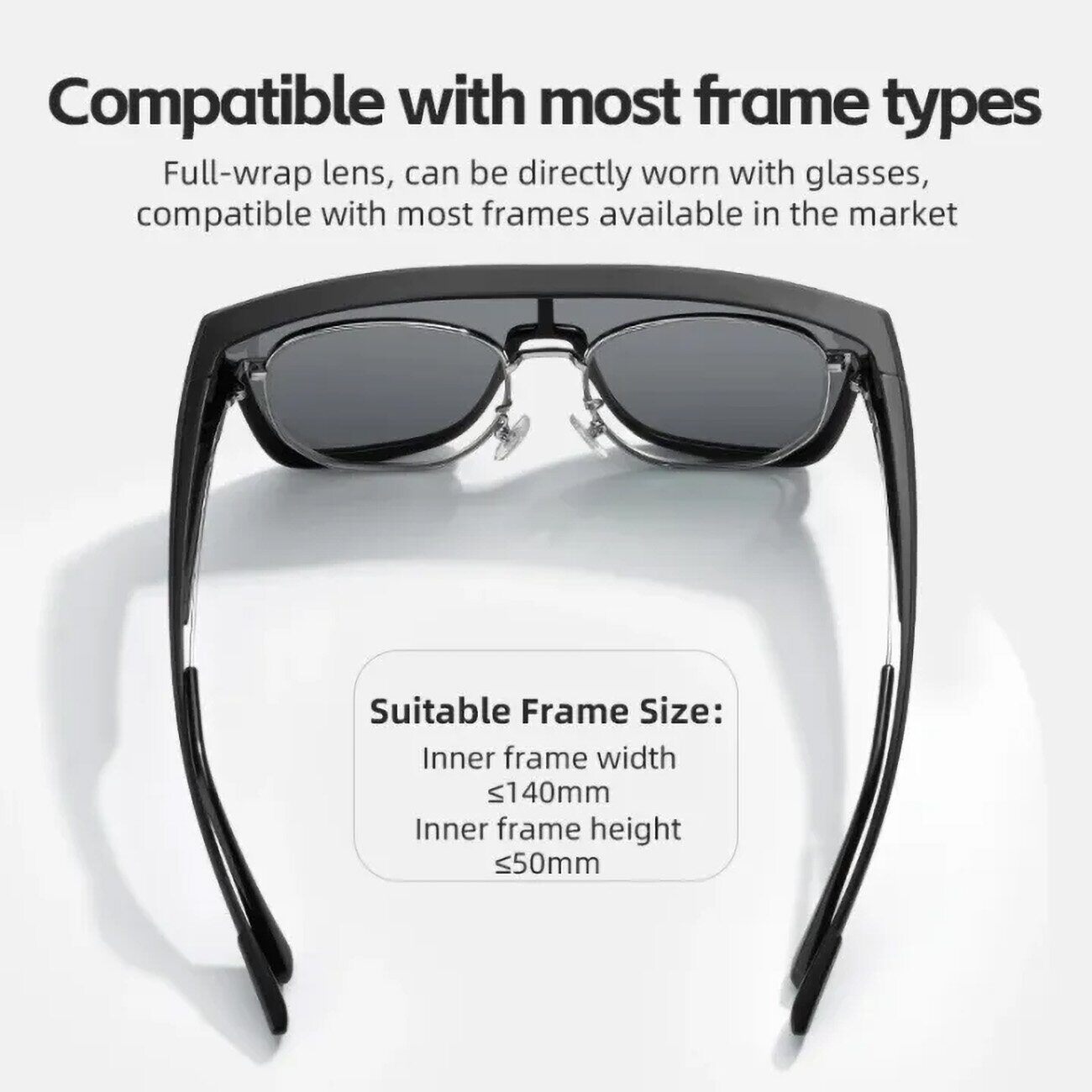 Rockbros SP304 Polarized Cycling Glasses - Black - imagine 5