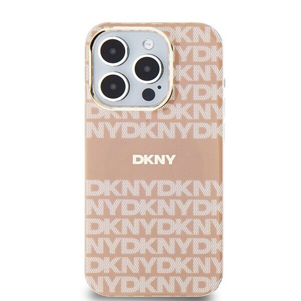 DKNY IML Mono & Stripe MagSafe case for iPhone 14 Pro Max - pink - imagine 3