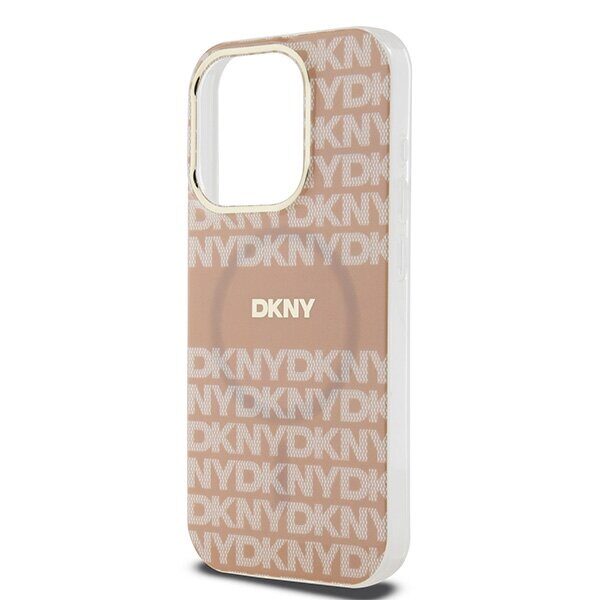 DKNY IML Mono & Stripe MagSafe case for iPhone 15 Pro - pink - imagine 6