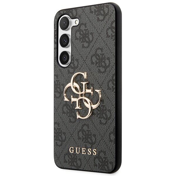 Guess 4G Big Metal Logo case for Samsung Galaxy A55 - black - imagine 2