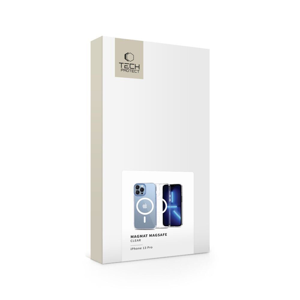 Tech-Protect MagMat MagSafe iPhone 13 Case - Clear - imagine 5