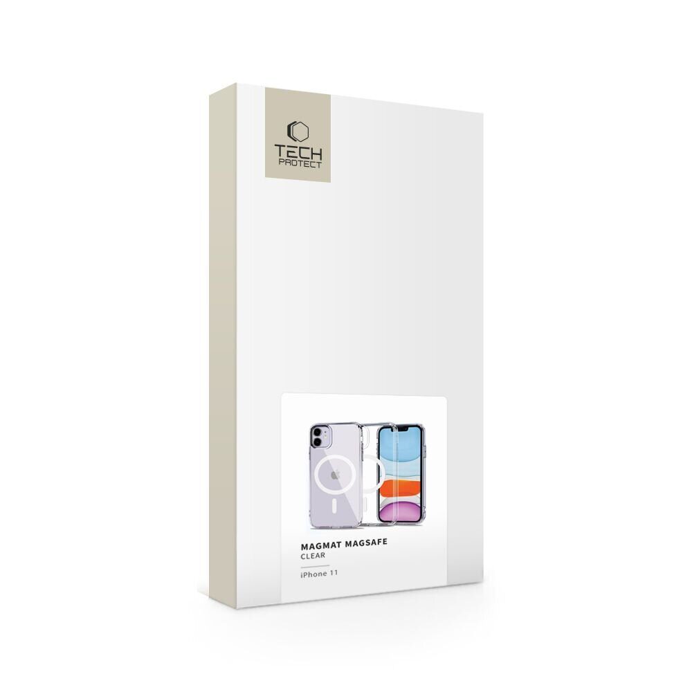 Tech-Protect MagMat MagSafe iPhone 11 Case - Clear - imagine 5