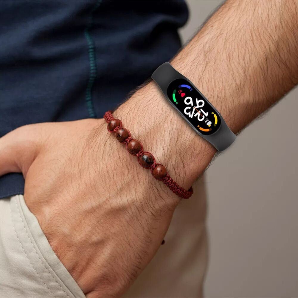 Tech-Protect IconBand Strap for Xiaomi Mi Smart Band 5 / 6 / 7 / NFC - Black - imagine 2