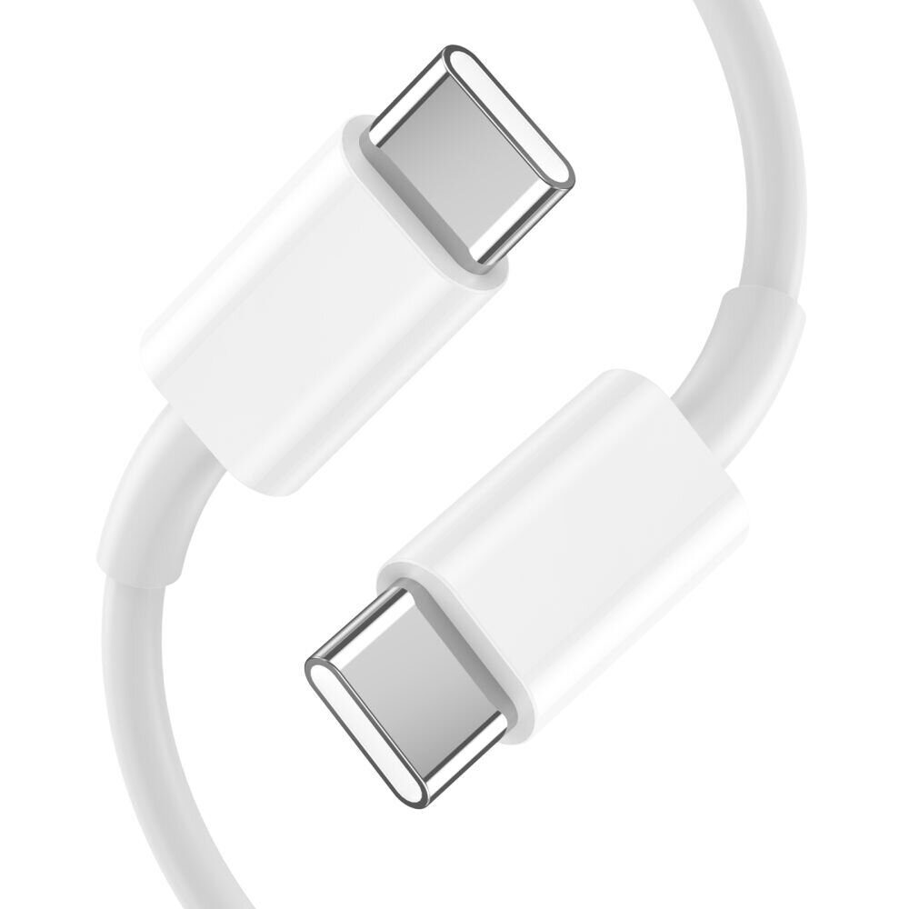 Tech-Protect C20W USB-C PD 20W / USB-A QC 3.0 charger with USB-C / USB-C cable - white - imagine 4