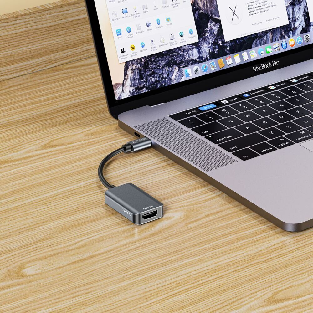 Tech-Protect UltraBoost USB-C (Male) / HDMI (Female) 4K 60Hz Adapter - Black - imagine 3