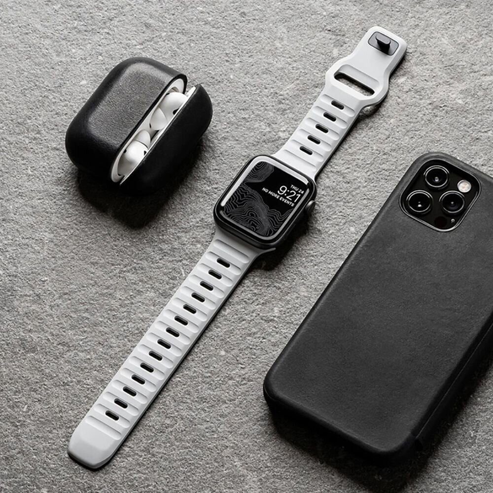 Tech-Protect IconBand Line for Apple Watch 4 / 5 / 6 / 7 / 8 / 9 / SE / Ultra 1 / 2 (42/44/45/49 mm) - black - imagine 3