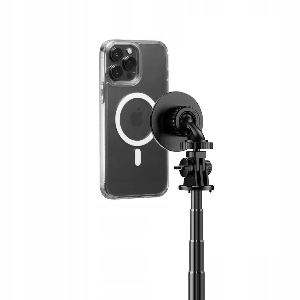 Tech-Protect L06S Bluetooth magnetic selfie stick with MagSafe, remote control, tripod up to 82cm and 360 head - black - imagine 6