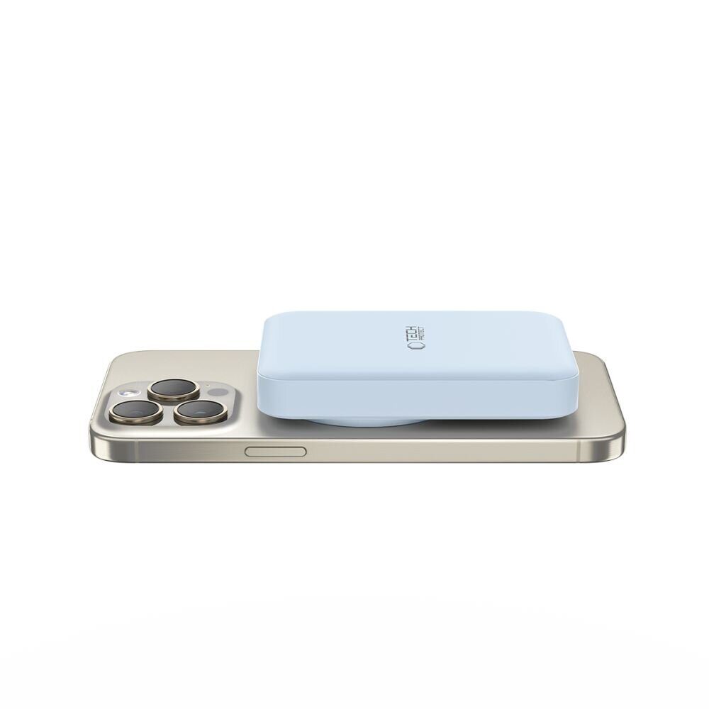 Tech-Protect LifeMag PB11 Powerbank with MagSafe 10000mAh 15W USB-C port - blue + USB-C cable - imagine 2