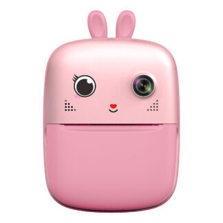 Mini Thermal Printer for Kids with Camera and Camcorder - Pink