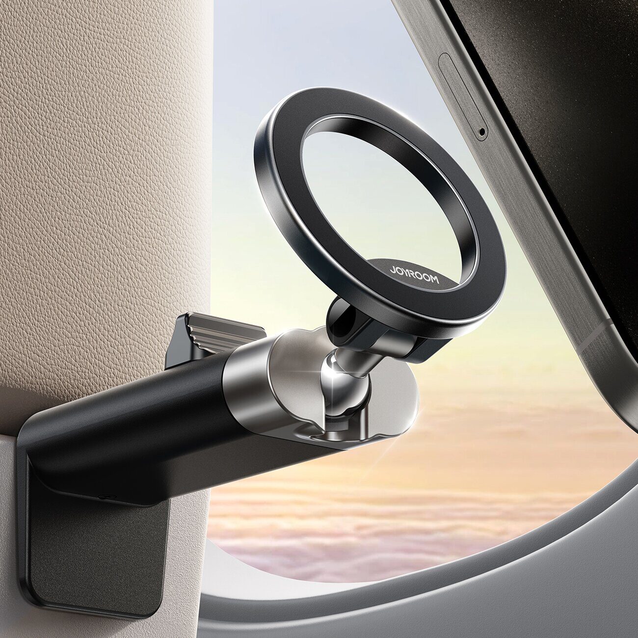 Joyroom JR-ZS413 magnetic travel stand for 4.7-7.0" phone - black - imagine 8
