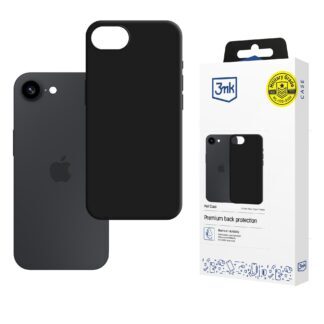 3mk Matt Case for Apple iPhone 16e / SE 4 - Black