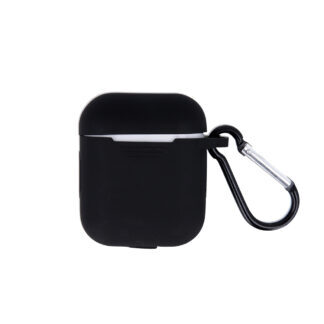 Case for AirPods / AirPods 2 black with hook