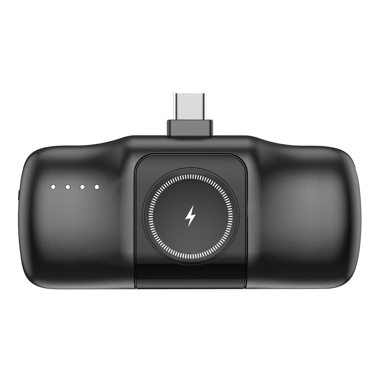 Wozinsky WF16-YCS 5000mAh 15W USB-C Mini Power Bank with Built-in USB-C Cable and Apple Watch Charger - Black - imagine 8