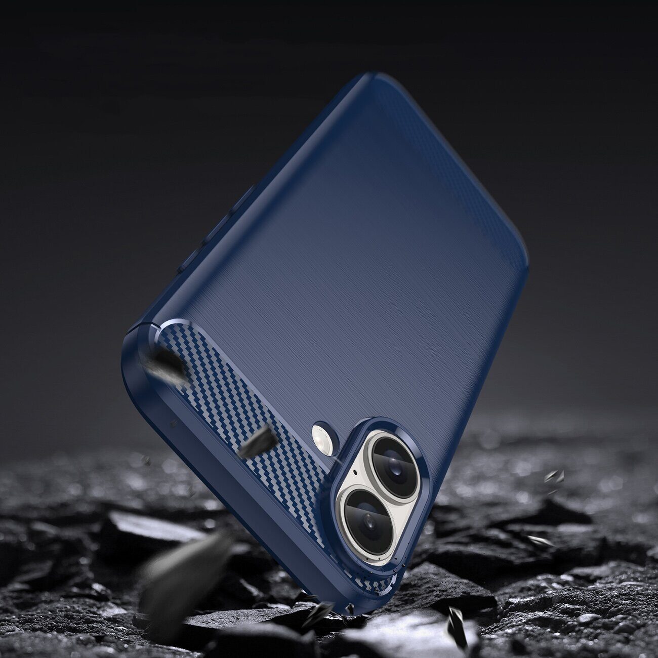 Carbon Case for iPhone 16 Plus - Blue - imagine 4