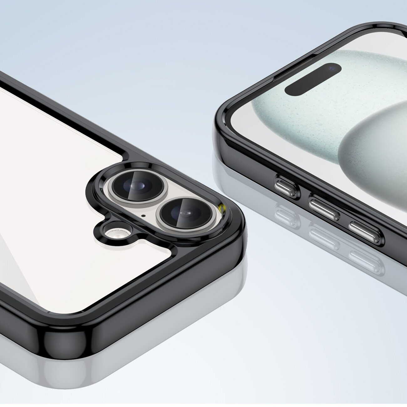 Outer Space Case with Gel Frame for iPhone 16 Plus - Black - imagine 6