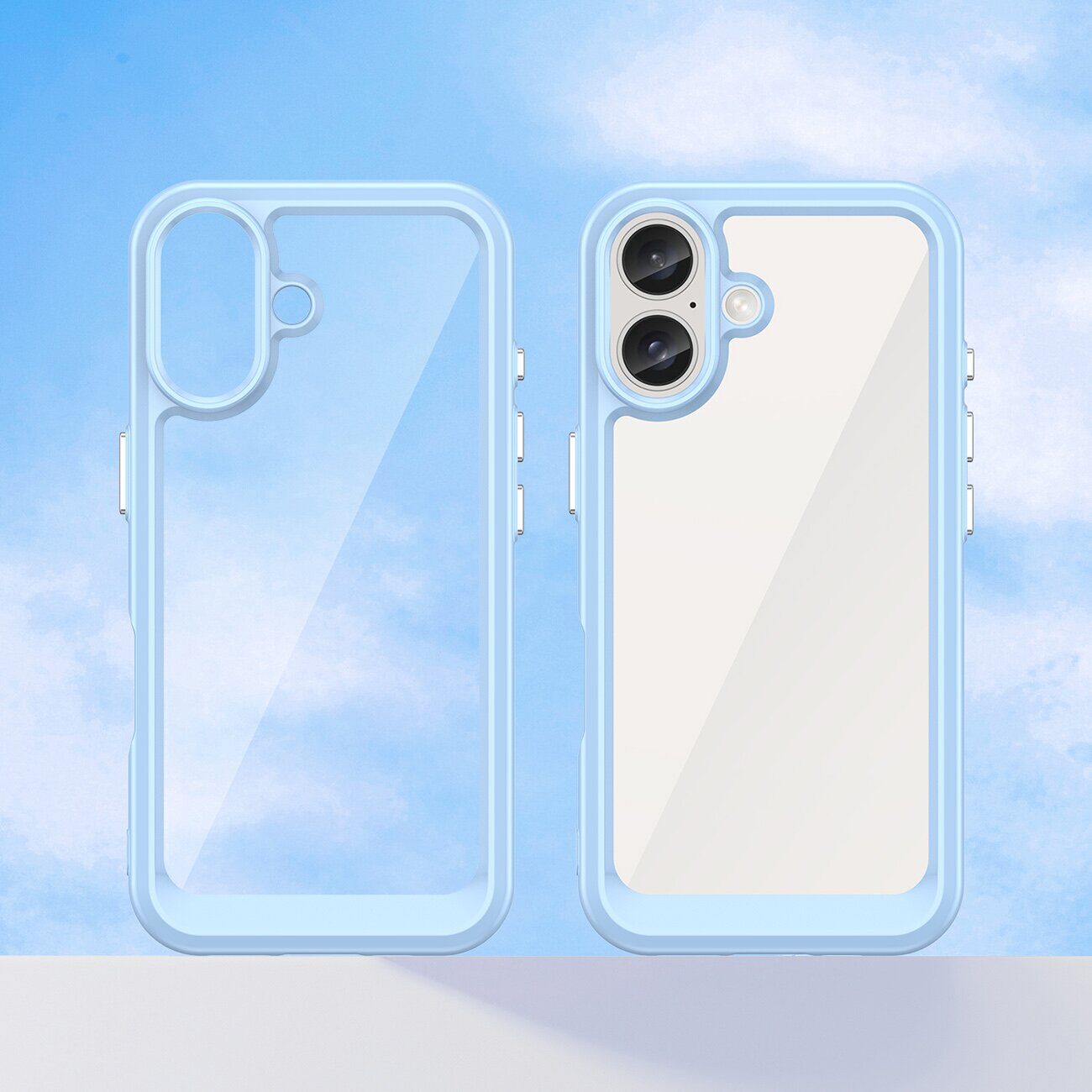 Outer Space Case with Gel Frame for iPhone 16 Plus - Blue - imagine 8
