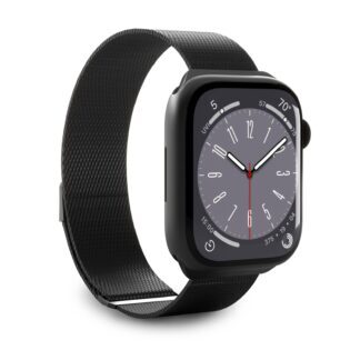 Puro 'MILANESE' Watch band for Apple Watch 42-44-45-49m, black