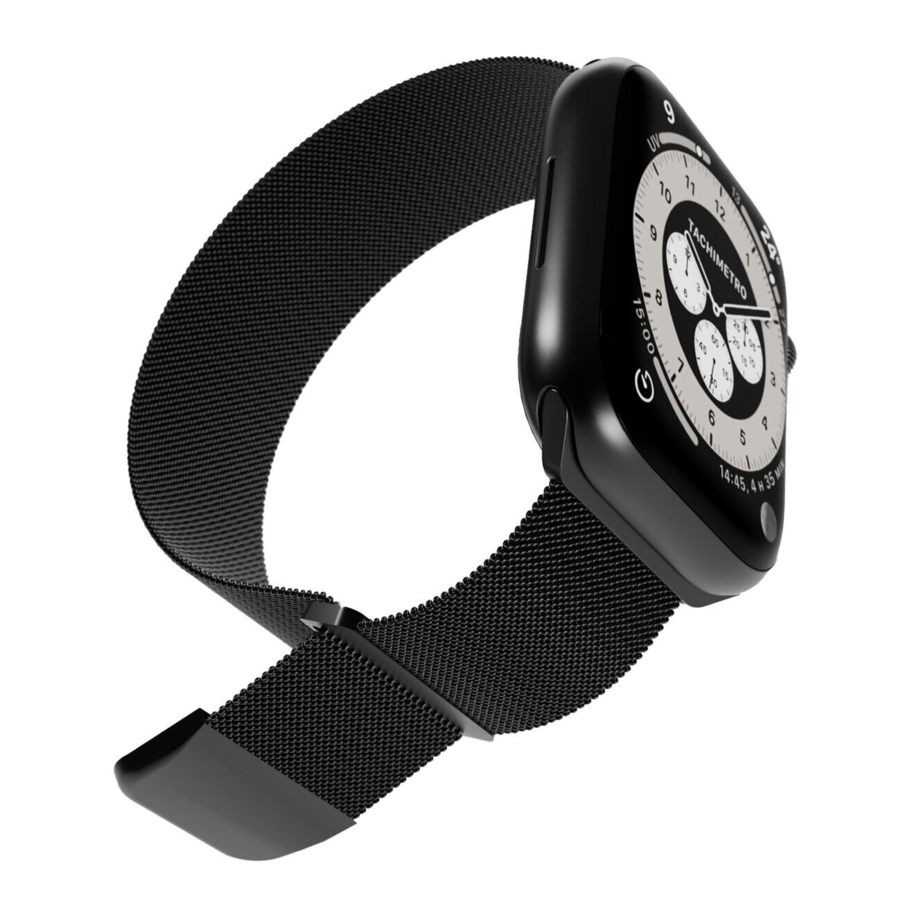 Puro 'MILANESE' Watch band for Apple Watch 42-44-45-49m, black - imagine 4