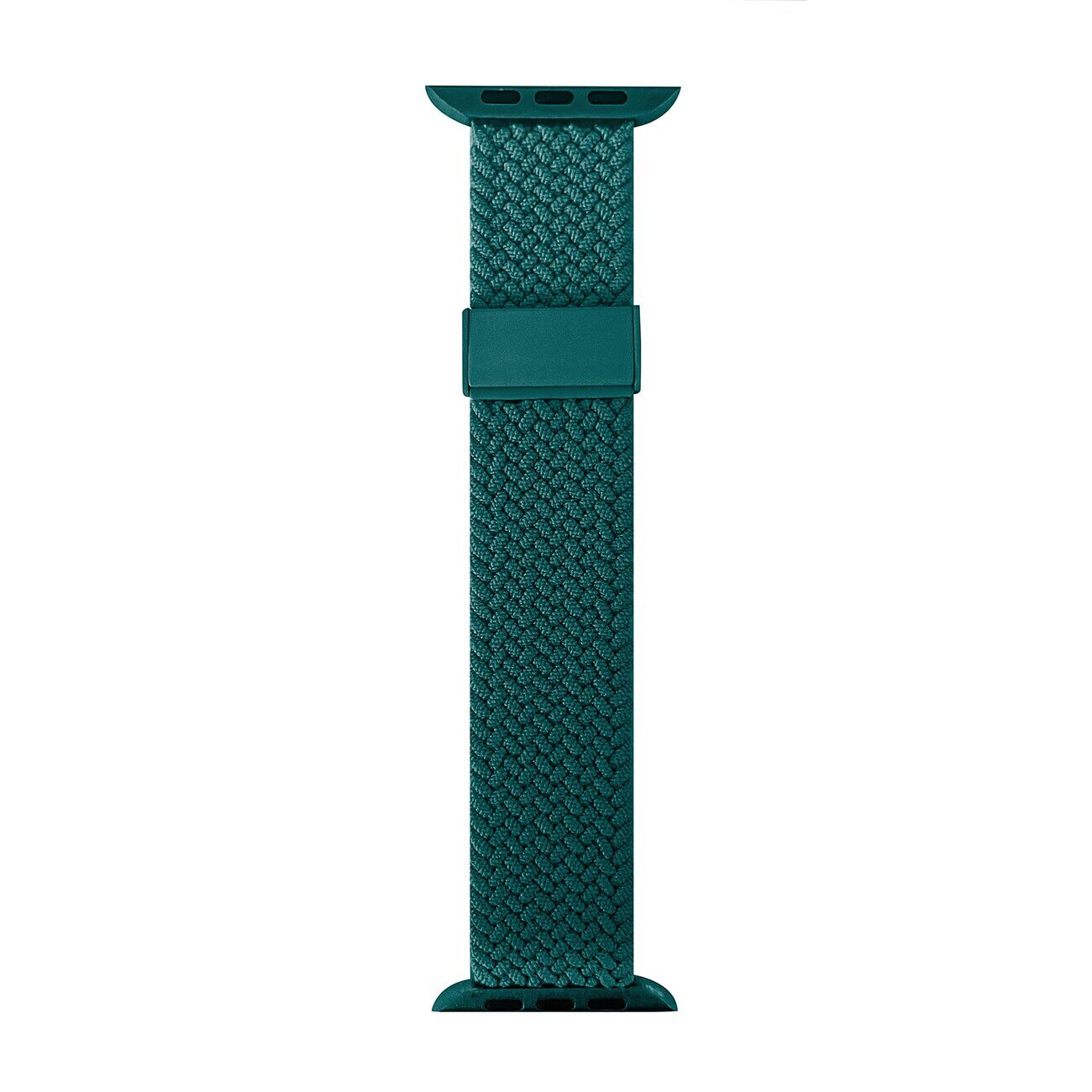 Puro Loop Nylon Strap for Apple Watch 42 / 44 / 45 / 49 mm - Dark Green - imagine 2