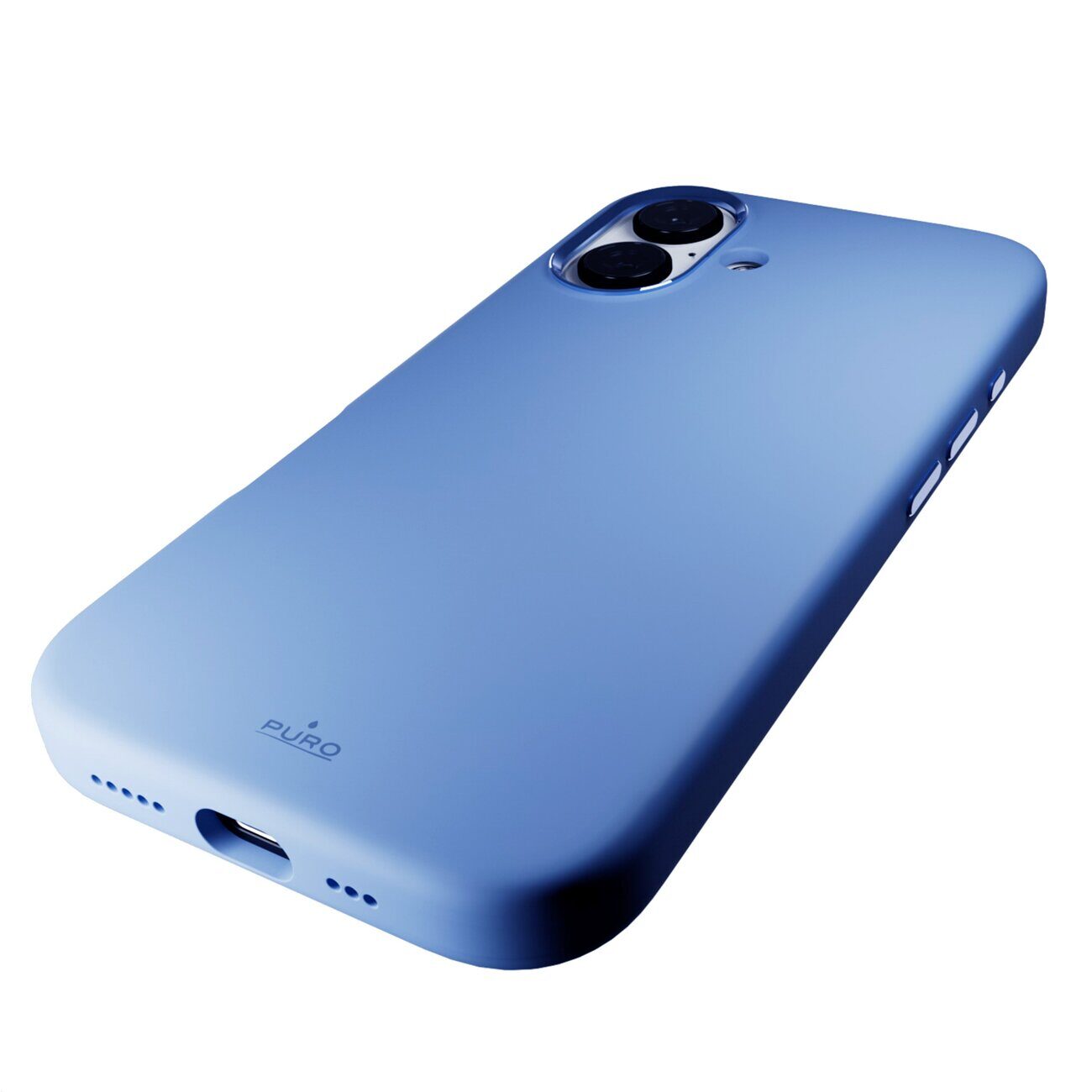 Puro Icon Mag Pro MagSafe Silicone Case for iPhone 16 - Blue - imagine 6