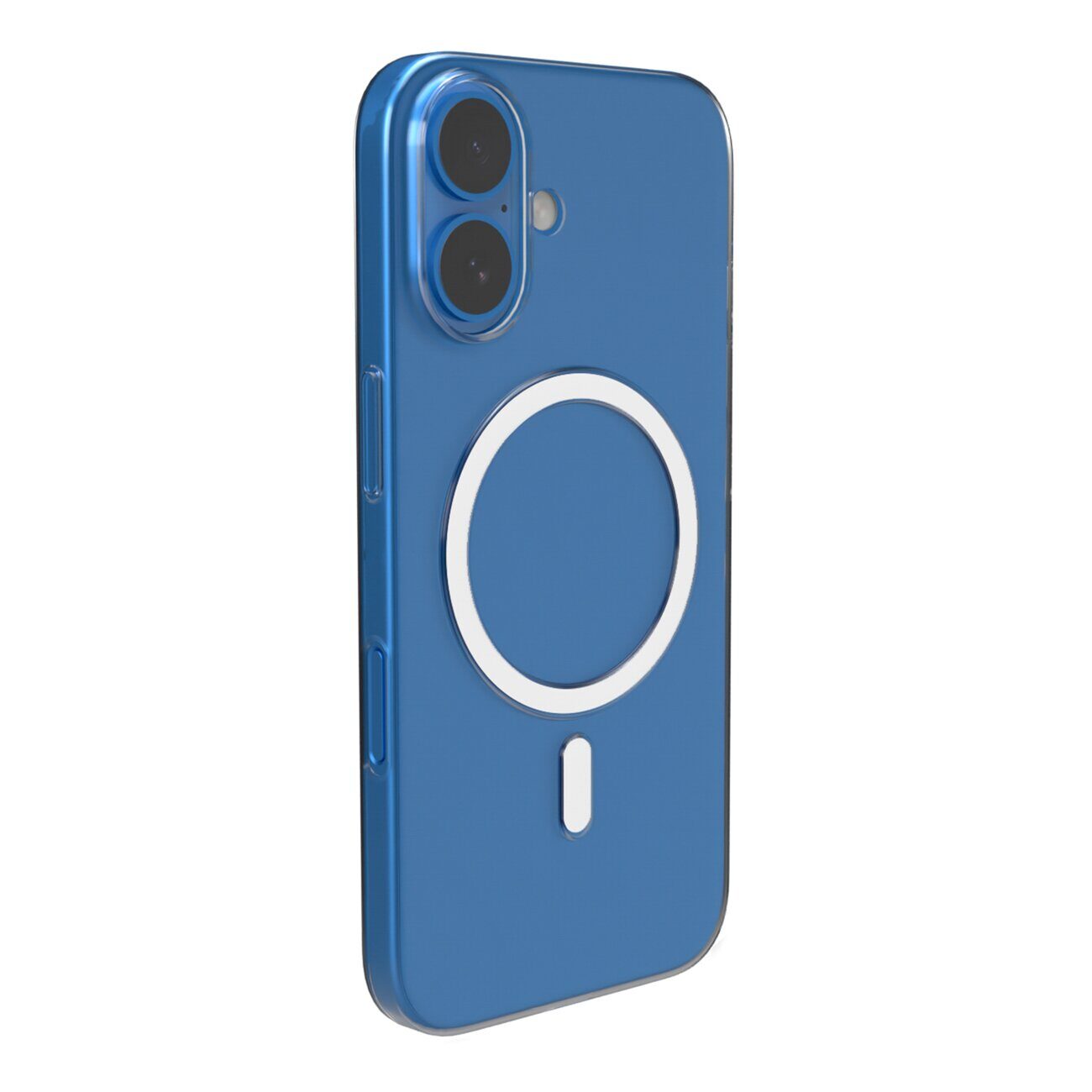 Puro 03 Mag MagSafe Silicone Case for iPhone 16 - Transparent - imagine 4