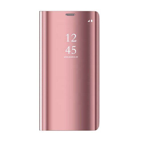 Smart Clear View Case for Samsung M31s pink